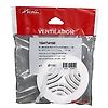 Grille aération ronde simple pour tube PVC image 0