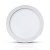 Plafonnier LED LUNA en saillie Ø220mm IP20/IP40 18W - 1400lm - 3000K - Blanc image 0