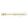 Vis à bois structurelle tête fraisée - Acier électrozingué jaune - Torx image 1