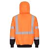 Sweat Hi-Vis bicolore zippé à capuche image 0