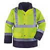 Parka multicouches 4 en 1 imperméable et haute visibilité  ROADWAY - Jaune Fluo image 8