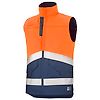 GILET INTERIEUR HV INTEMPERIES ACCESS ORANGE FLUO/NAVY image 2