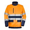 BLOUSON FLUO BASE XP ORANGE FLUO/BLEU MARINE image 4