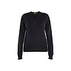 Pull de travail tricoté coton femme feMyanMare - Noir image 0
