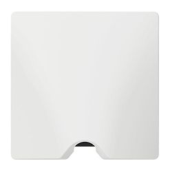 Sortie de câble IP21 dooxie - complète avec plaque finition blanc image