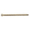 Vis tête cylindrique double filetage - Acier électrozingué jaune - Torx image 3
