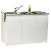 MEUBLE SOUS EVIER DEPLIANT 120CM - 3 PORTES image 0
