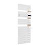 Sèche Serviette RSDB Allure 3 Classique Mat à Droite - Blanc image 1