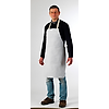 Tablier cuir soudeur blanc, croûte vachette image 3