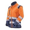 VESTE SOFTSHELL HV FEMME TIAN ORANGE FLUO/NAVY image 1