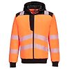 Sweat à capuche zippé Haute-Visibilité PW3 Orange/Noir image 4