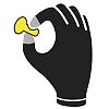 Lot de 12 paires de gants tricotés enduit jauge 13 PES/PU GRIS image 4