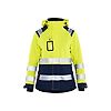 Veste de travail hardshell haute visibilité femme 4904 - Jaune fluo/Marine image 0