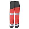 PANTALON POCHES GENOUX FLUO SAFE XP ROUGE FLUO/GRIS CONVOY image 6