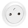 Enjoliveur Céliane pour prise de courant 2P+T Surface - Blanc image 0