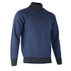 Pull de travail col camionneur JOE - BLEU CHINE/GRIS FONCE image 0