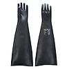 Gants Caoutchouc Latex Lourd 60 cm Noir image 2