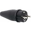 FICHE DE CHANTIER MALE RENFORCEE CAOUTCHOUC 2P+T CAPACITE 3X1,5MM2 IP44 image 0