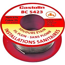 Bobine BC5423 - brasage tendre sans plomb alliage étain/cuivre 3% image