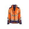 Veste de travail softshell haute visibilité femme 4791 - Orange/Marine image 0