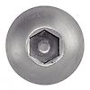 Vis à métaux tête bombée six pans creux - Inox A4 image 5