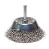 Brosse conique fil Inox ondulé pour métal Classic image 2