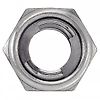 Ecrou hexagonale indesserable avec bague métal - Inox A2 image 2