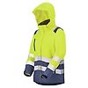 PARKA HV FEMME IRMA JAUNE FLUO/BLEU MARINE image 4