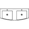 Plan de toilette Ancodesign double vasque - LED intégrées image 1