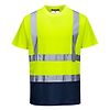 T-shirt bicolore Jaune/Marine image 3