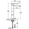 Mitigeur lavabo bec haut Ancodesign 2 - chrome image 1
