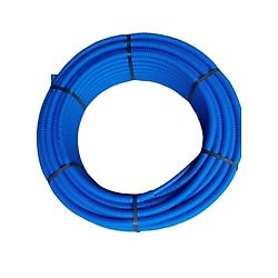 Tube PER pré-gainé bleu image