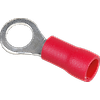 Boite de 50 cosses à oeil rond - 0,5 à 1,5mm² - Rouge image 1