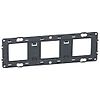 Support appareillage Batibox - Pour 3 postes - 6/8 modules image 0