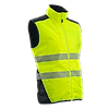 Gilet de travail d'hiver sans manche réversible YORU - Jaune Fluo image 0