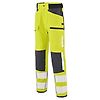 PANTALON TWIST HV JAUNE FLUO / GRIS CHARCOAL image 10