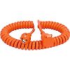 CABLE SPIRALE EXTENSIBLE DE 1 A 5 M H07BQ-F 3G2,5 IP44 - Orange image 0