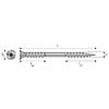 Vis bardage bois - Inox A4 - Tête fraisée - Double filet et filetage partiel - Pointe type 17 - Torx image 1