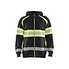 Sweat de travail à capuche haute visibilité 3552 - Noir/Jaune image 0