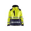 Veste de travail hardshell haute visibilité femme 4436 - Jaune/Marine image 0