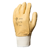 Lot de 10 paires de gants Manutention fleur vachette hydrofuge beige - protège artère image 2