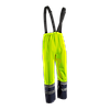 Pantalon de pluie à bretelle haute visibilité HYDRA - Jaune HV/Marine image 1