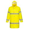 Manteau de pluie haute visibilité 100 cm Jaune image 1