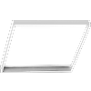 Cadre pour dalle LED - kit de montage saillie pour dalles - Blanc image 1