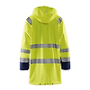 Veste de pluie haute visibilité niveau 1 4324 - Jaune fluo/Marine image 1