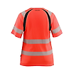 T-shirt de travail haute visibilité femme 3503 - Rouge/Noir image 1