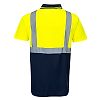 Polo Bicolore Jaune/Marine image 1
