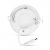 Plafonnier rond Polycarbonate blanc encastrable SLIMY ECO image 2