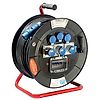 ENROULEUR MAMMOUTH FIXE 3,6kW H07RN-F 3G2,5 3 PRISES NF + 3 PRISES CEI 1PNT/16A/230V IP44 image 0
