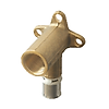 Coude long 78mm à sertir à applique pour système multicouches image 0
